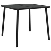 vidaXL Sodo stalas, antracito spalvos, 80x80x71cm, plienas