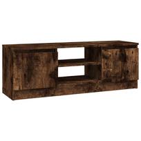 vidaXL TV spintelė su durelėmis, dūminio ąžuolo, 102x30x36cm