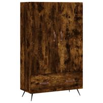 vidaXL Komoda, dūminio ąžuolo spalvos, 69,5x31x115cm, apdirbta mediena