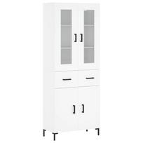 vidaXL Komoda, baltos spalvos, 69,5x34x180cm, apdirbta mediena