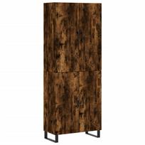 vidaXL Komoda, dūminio ąžuolo spalvos, 69,5x34x180cm, apdirbta mediena
