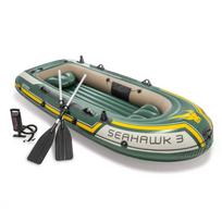 INTEX Pripučiamas valties rinkinys Seahawk 3, 295x137x43cm, 68380NP