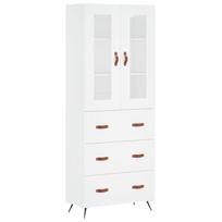 vidaXL Komoda, baltos spalvos, 69,5x34x180cm, apdirbta mediena