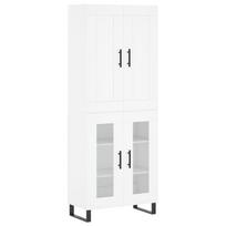 vidaXL Komoda, baltos spalvos, 69,5x34x180cm, apdirbta mediena