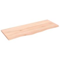 vidaXL Stalviršis, 100x40x2cm, neapdorotas ąžuolo medienos masyvas