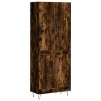 vidaXL Komoda, dūminio ąžuolo spalvos, 69,5x34x180cm, apdirbta mediena