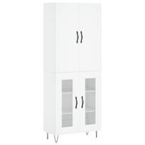 vidaXL Komoda, baltos spalvos, 69,5x34x180cm, apdirbta mediena