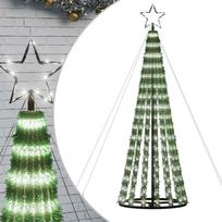 vidaXL LED Kalėdų eglutė 275 LED Šalta Balta 180 cm