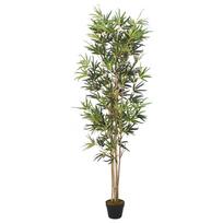 vidaXL Dirbtinis bambukas, žalios spalvos, 150cm, 828 lapai