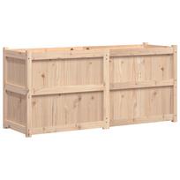 vidaXL Sodo lovelis, 150x50x70cm, pušies medienos masyvas