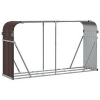 vidaXL Malkų stovas, rudas, 180x45x100 cm, galvanizuotas plienas