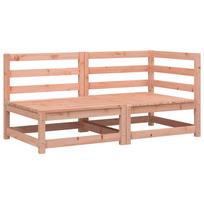 vidaXL Dvivietė sodo sofa, douglas eglės medienos masyvas