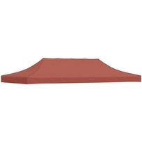vidaXL Proginės palapinės stogas, terakota spalvos, 6x3m, 270 g/m²