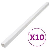vidaXL Kabelių kanalas, 100x60mm, 10m, PVC