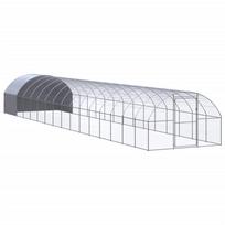 vidaXL Lauko narvas viščiukams, 3x16x2m, galvanizuotas plienas
