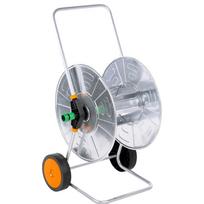 vidaXL Žarnos ritės vežimėlis 110 m 1/2"/80 m 3/4" žarnai, plienas