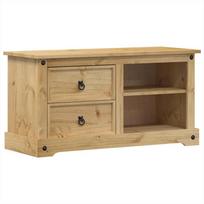 vidaXL Televizoriaus spintelė Corona, 100x40x52cm, pušies masyvas