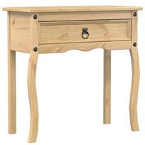 vidaXL Konsolinis staliukas Corona, 73x35x73cm, pušies masyvas