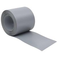 vidaXL Sodo pertvaros, 10vnt., pilkos, 252,5x19cm, PVC