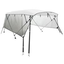 vidaXL Bimini viršaus stogelis su sienomis, 243x(200-213)x137cm