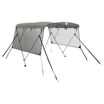 vidaXL Bimini viršaus stogelis su sienomis, 183x(137-152)x137cm