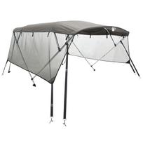 vidaXL Bimini viršaus stogelis su sienomis, 243x(185-198)x137cm