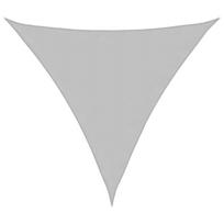 vidaXL Burė nuo saulės, pilka, 3,6x3,6x3,6m, 100% oksfordo poliesteris