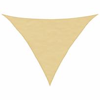 vidaXL Burė nuo saulės, smėlio, 2,5x2,5x3,5m, 100% poliesteris