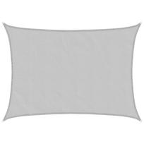 vidaXL Burė nuo saulės, pilka, 8x6m, 100% oksfordo poliesteris