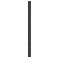 vidaXL Membrana nuo piktžolių, juodos spalvos, 2x10m, PP