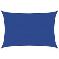 vidaXL Burė nuo saulės, mėlynos spalvos, 3x5m, HDPE, 160g/m²