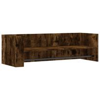 vidaXL Sieninė lentyna, dūminio ąžuolo, 100x35x30,5cm, mediena