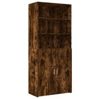 vidaXL Komoda, dūminio ąžuolo spalvos, 80x42,5x185cm, apdirbta mediena