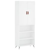 vidaXL Komoda, baltos spalvos, 69,5x34x180cm, apdirbta mediena