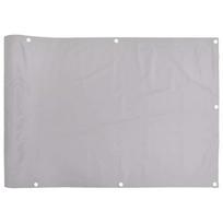 vidaXL Privatumo suteikianti balkono pertvara, pilka, 600x120cm, PVC