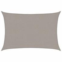 vidaXL Burė nuo saulės, šviesiai siva, 2x3m, HDPE, 160g/m²