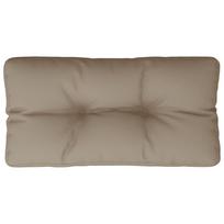 vidaXL Paletės pagalvėlė, taupe spalvos, 80x40x12cm, audinys