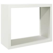 vidaXL Stovas malkoms, baltos spalvos, 100x40x80cm, plienas