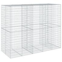 vidaXL Gabiono krepšys su dangčiu, 250x100x200cm, galvanizuota geležis