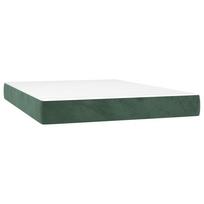 vidaXL Kišeninis spyruoklinis čiužinys 120 x 210 x 20 cm Tamsiai žalia