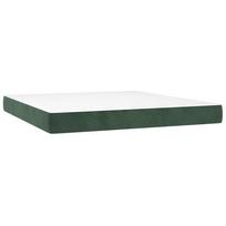 vidaXL Kišeninis spyruoklinis čiužinys 160 x 210 x 20 cm Tamsiai žalia