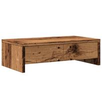 vidaXL Monitoriaus stovas su stalčiais, medienos, 50x27x15cm, mediena