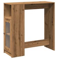 vidaXL Baro stalas su lentynomis, artisano, 101x40x103,5cm, mediena