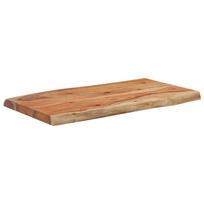 vidaXL Stalviršis, 70x40x2,5cm, akacijos masyvas, su gyvu kraštu