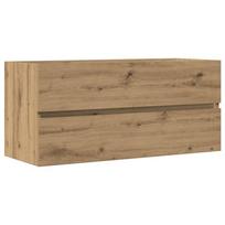 vidaXL Spintelė praustuvui, artisano, 100x38,5x45cm, apdirbta mediena