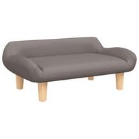 vidaXL Vaikiška sofa, taupe spalvos, 70x40x24cm, audinys