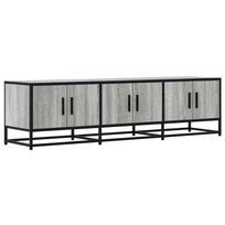 vidaXL Televizoriaus spintelė, pilka, 150x35x41cm, mediena ir metalas