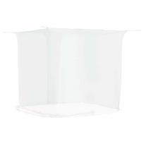 vidaXL Kabantis tinklelis nuo uodų, baltas, 220x120x150cm, 156 tinklas