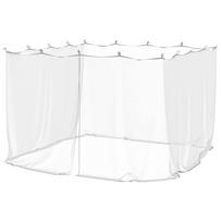 vidaXL Lauko tinklelis nuo uodų, 220 tinklo, baltas, 300x300x200 cm