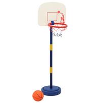 vidaXL Krepšinio stovas su kamuoliu/pompa, 90/121cm
